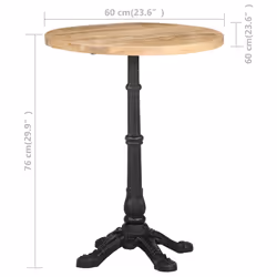VidaXL 321087 kitchen/dining table Round shape - Additional view 7