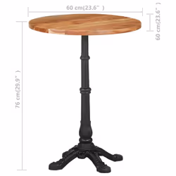 VidaXL 321088 kitchen/dining table Round shape - Additional view 7