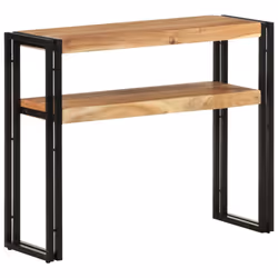 vidaXL Console Table Hallway Accent Couch Table Side Coffee Tea End Table - solid acacia wood, 90 x 30 x 75 cm