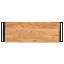 vidaXL Console Table Hallway Accent Couch Table Side Coffee Tea End Table - solid acacia wood, 90 x 30 x 75 cm