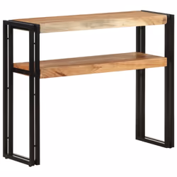 vidaXL Console Table Hallway Accent Couch Table Side Coffee Tea End Table - solid acacia wood, 90 x 30 x 75 cm - Additional view 7