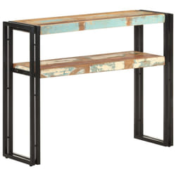 vidaXL Console Table Hallway Accent Couch Table Side Coffee Tea End Table - solid reclaimed wood, 90 x 30 x 75 cm
