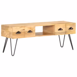 vidaXL Solid Mango Wood TV Cabinet Media Unit TV Stand Hifi Stereo Cabinet - Additional view 8