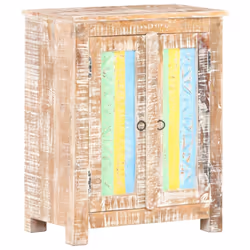 vidaXL Rough Acacia Wood Sideboard 61cm Home Organiser Side Cabinet Cupboard - Additional view 6