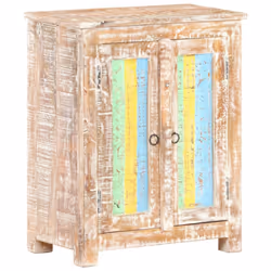 vidaXL Rough Acacia Wood Sideboard 61cm Home Organiser Side Cabinet Cupboard - Additional view 7