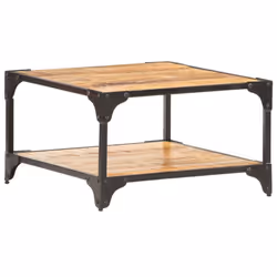 vidaXL Solid Mango Wood Coffee Table Wooden Accent Couch Side Sofa End Table