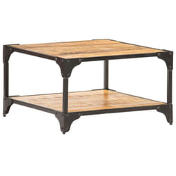 vidaXL Solid Mango Wood Coffee Table Wooden Accent Couch Side Sofa End Table