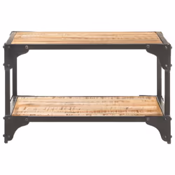 vidaXL Solid Mango Wood Coffee Table Wooden Accent Couch Side Sofa End Table