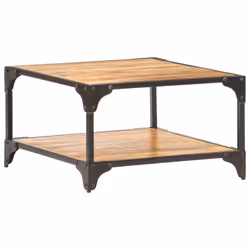 vidaXL Solid Mango Wood Coffee Table Wooden Accent Couch Side Sofa End Table - Additional view 7