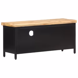 vidaXL Rough Mango Wood TV Cabinet Wooden Media Stand Stereo Unit Lowboard - Additional view 6