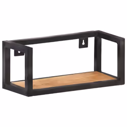 VidaXL 320669 shelve Acacia wood, Iron
