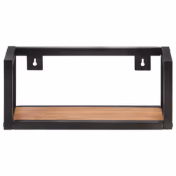 VidaXL 320669 shelve Acacia wood, Iron