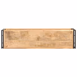 vidaXL Rough Mango Wood TV Cabinet Wooden Hifi Stereo Plasma Media Unit Stand