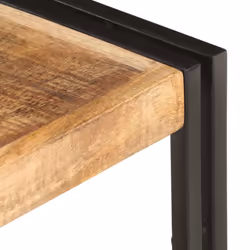 vidaXL Rough Mango Wood TV Cabinet Wooden Hifi Stereo Plasma Media Unit Stand