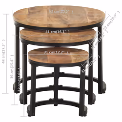 VidaXL 320686 coffee/side/end table - Additional view 8