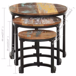 VidaXL 320688 coffee/side/end table - Additional view 8