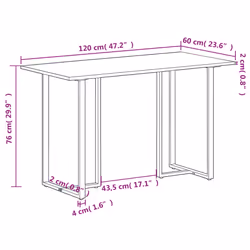 VidaXL 320689 kitchen/dining table - Additional view 6