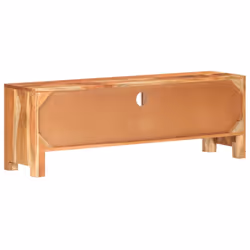 vidaXL Solid Acacia Wood TV Cabinet Wooden Hifi Stereo Plasma Media Unit Stand