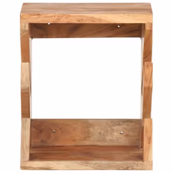 vidaXL Solid Acacia Wood Wall Mounted Skateboard Holder Hanging Deck Stand