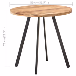 VidaXL 320485 kitchen/dining table - Additional view 4