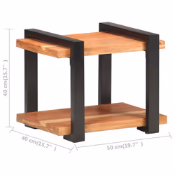 VidaXL 320492 nightstand/bedside table - Additional view 7