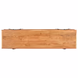 vidaXL Solid Acacia Wood TV Cabinet Console Table Sideboard Stereo Media Stand