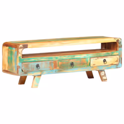 vidaXL Solid Reclaimed Wood TV Cabinet Sideboard Stereo Media Stand TV Unit