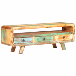 vidaXL Solid Reclaimed Wood TV Cabinet Sideboard Stereo Media Stand TV Unit - Additional view 8