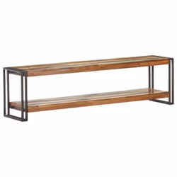 vidaXL TV Cabinet Solid Reclaimed Wood TV Storage Stand Wooden Stereo Lowboard - Additional view 5
