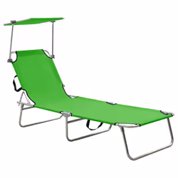 VidaXL 310325, Lounge, Padded seat, Steel, Polyester, Green, 120 kg, 1890 mm