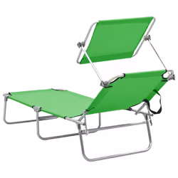 VidaXL 310325 outdoor chair Lounge Padded seat Steel, Polyester Green - Additional view 5