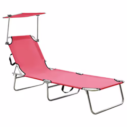 VidaXL 310327, Lounge, Padded seat, Steel, Polyester, Magenta, 120 kg, 1890 mm