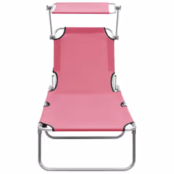 VidaXL 310327 outdoor chair Lounge Padded seat Steel, Polyester Magenta