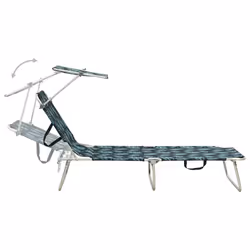 VidaXL 310328 outdoor chair Lounge Padded seat Steel, Polyester Multicolour - Additional view 3