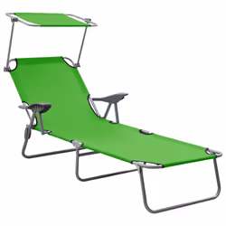 VidaXL 310335, Lounge, Padded seat, Fabric, Steel, Green, 120 kg, 715 mm