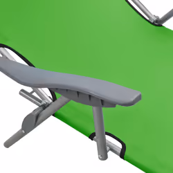 VidaXL 310335 outdoor chair Lounge Padded seat Fabric, Steel Green - Additional view 6