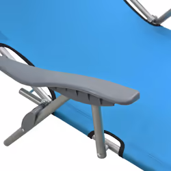 VidaXL 310336 outdoor chair Lounge Padded seat Fabric, Steel Blue - Additional view 6