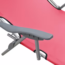 VidaXL 310337 outdoor chair Lounge Padded seat Fabric, Steel Pink - Additional view 5