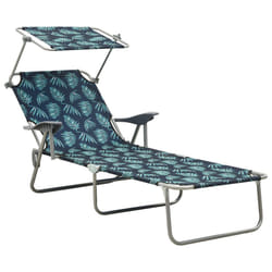 VidaXL 310338 outdoor chair Lounge Padded seat Fabric, Steel