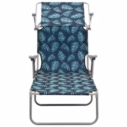 VidaXL 310338 outdoor chair Lounge Padded seat Fabric, Steel