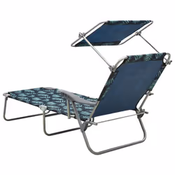 VidaXL 310338 outdoor chair Lounge Padded seat Fabric, Steel