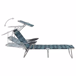 VidaXL 310338 outdoor chair Lounge Padded seat Fabric, Steel - Additional view 4