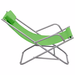 VidaXL 310339 outdoor chair Terrace Polyvinyl chloride (PVC), Steel Green - Additional view 4
