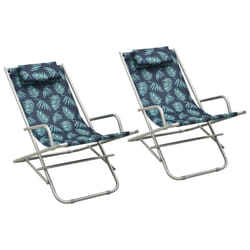 VidaXL 310342 outdoor chair Terrace Polyvinyl chloride (PVC), Steel