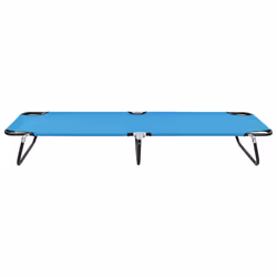 VidaXL 310348 outdoor chair Lounge Padded seat Oxford, Polyvinyl chloride (PVC), Steel Blue, Turquoise