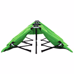 VidaXL 310351 outdoor chair Lounge Padded seat Fabric, Polyester Green - Additional view 4