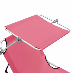 VidaXL 310363 outdoor chair Lounge Padded seat Polyester Pink - Additional view 7