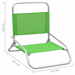 VidaXL 310370 outdoor chair Terrace Oxford, Steel Green - Additional view 8