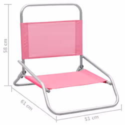VidaXL 310372 outdoor chair Terrace Oxford, Steel Pink - Additional view 8