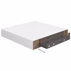 vidaXL 4x Floating Wall Shelves High Gloss White MDF Bookcase Display Storage - Additional view 7